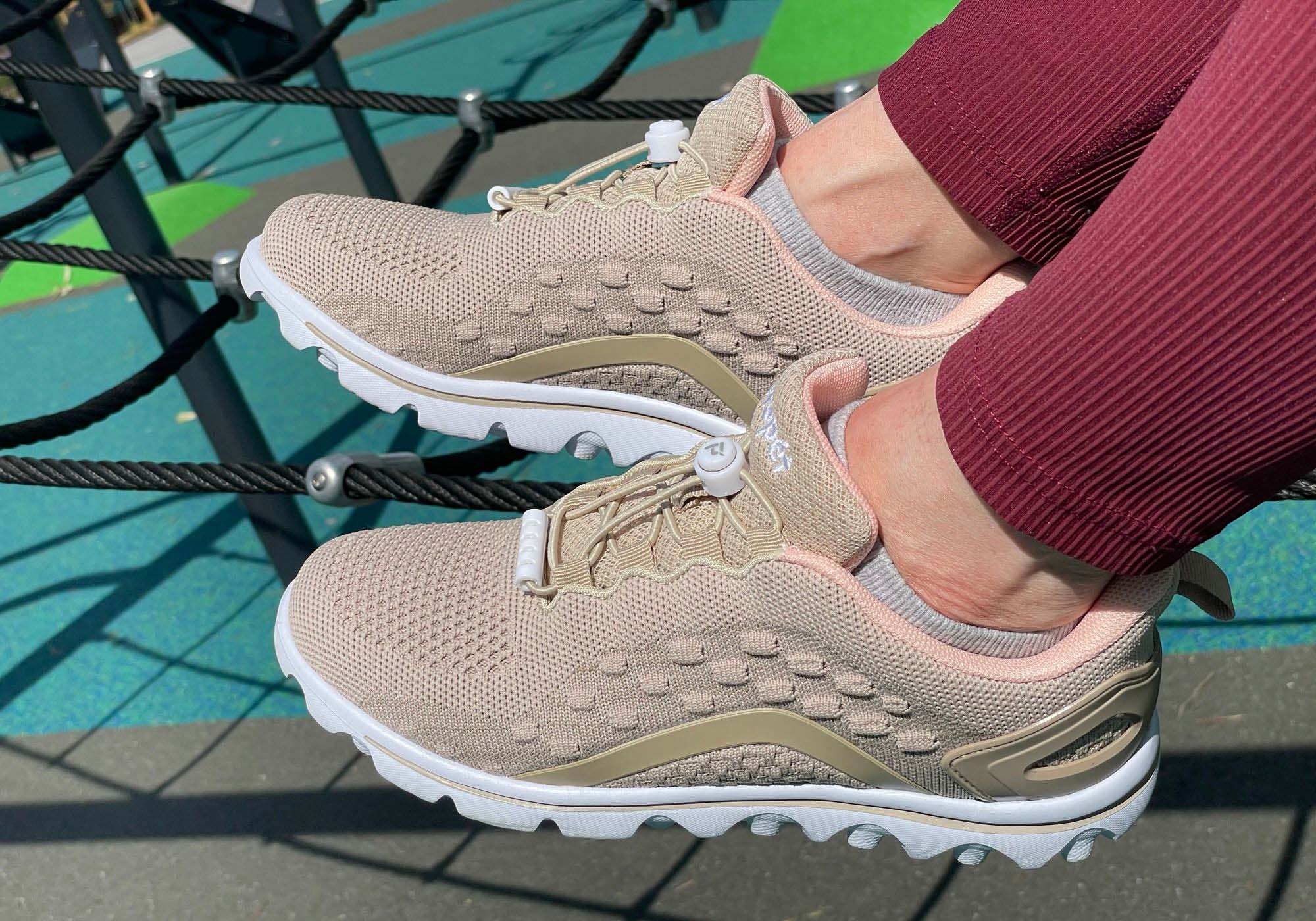 Propet Womens Travelactiv Axial Comfortable Wide Width Walking Shoes