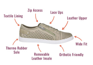 Cabello Comfort EG17 Womens Leather European Leather Casual Shoes