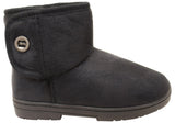 Scholl Orthaheel Fluffy II Womens Comfort Supportive Slippers Boots