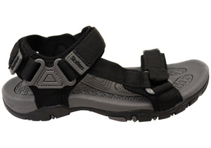 Slatters Breakwater Mens Comfortable Adjustable Sandals