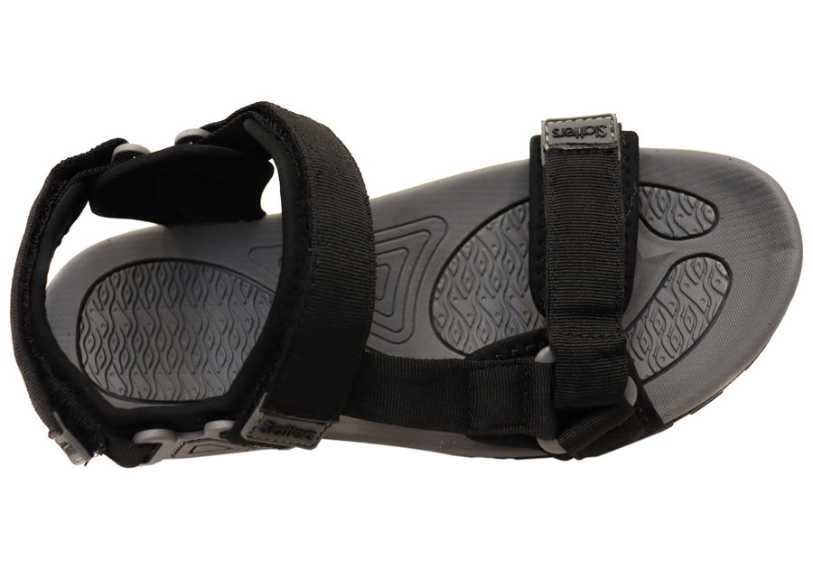 Slatters Breakwater Mens Comfortable Adjustable Sandals