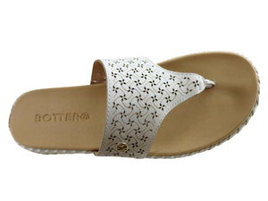 Bottero Bahamas Womens Comfort Leather Thongs Made In Brazil