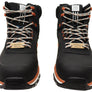 KingGee Mens Terra Firma Hybrid Zip Lace Composite Toe Work Boots