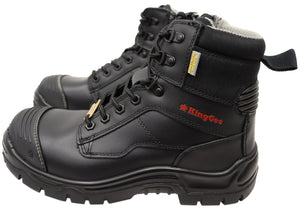 KingGee Mens Phoenix Zip Lace Composite Safety Work Boots