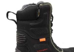 KingGee Mens Bennu Rigger Steel Toe Safety Work Boots With Scuff Cap