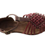 New Face Jazaline Womens Comfortable Closed Toe Leather Sandals