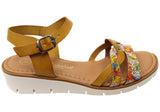 Lola Canales Lane Womens Comfortable Leather Sandals Made In Spain