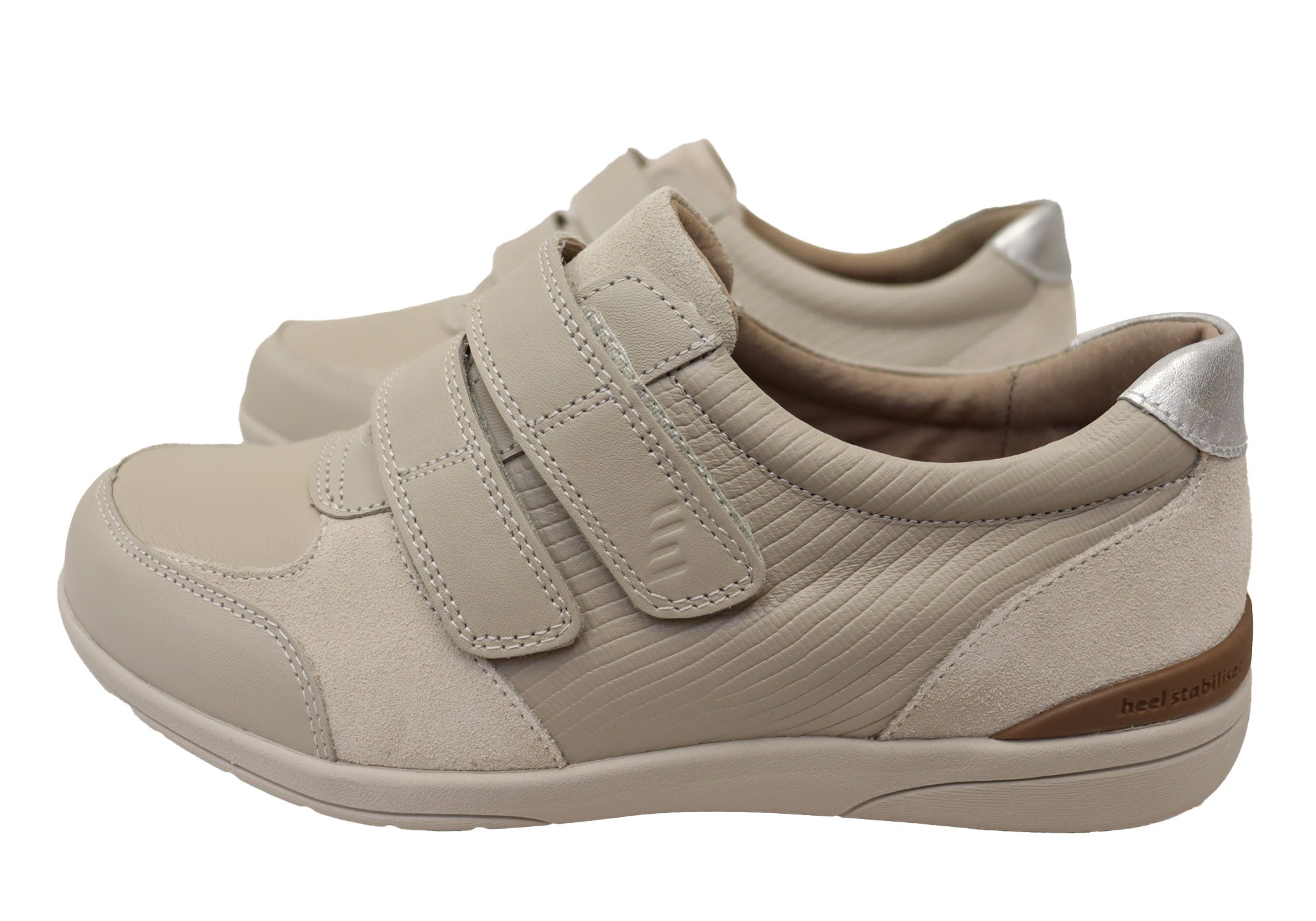 Homyped Womens Odette Strap Comfortable Extra Wide Leather Shoes