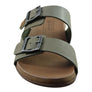 New Face Silvan Womens Comfort Leather Slides Sandals Made In Brazil