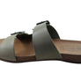 New Face Silvan Womens Comfort Leather Slides Sandals Made In Brazil