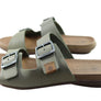 New Face Silvan Womens Comfort Leather Slides Sandals Made In Brazil