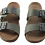 New Face Silvan Womens Comfort Leather Slides Sandals Made In Brazil