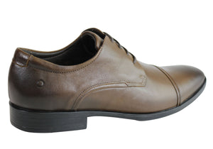Democrata Harry Mens Leather Cushioned Dress Shoes Made In Brazil