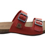 New Face Silvan Womens Comfort Leather Slides Sandals Made In Brazil