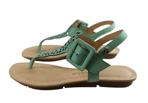 Bottero Georgia Womens Comfortable Leather Sandals Made In Brazil