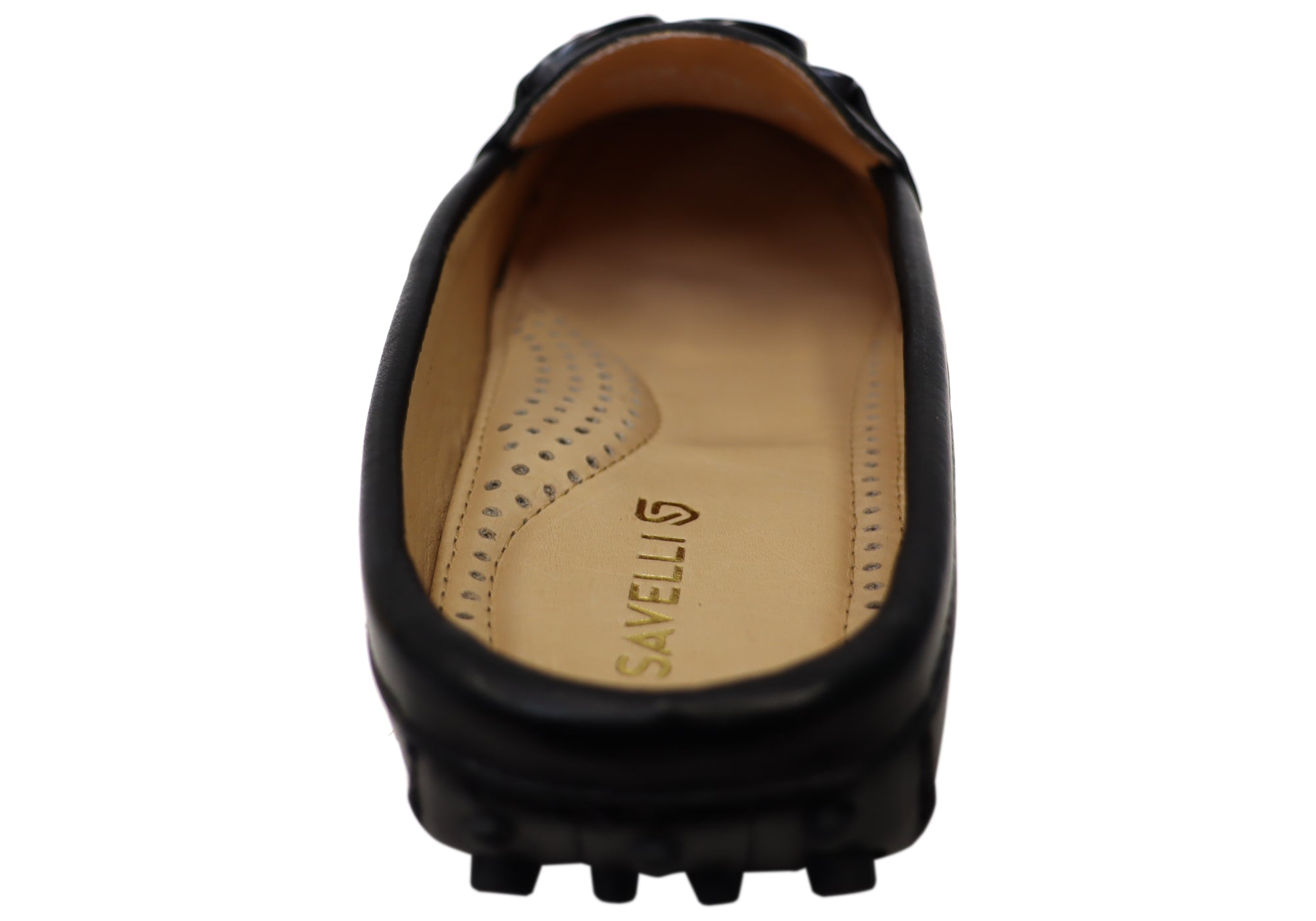 Savelli Paula Womens Brazilian Leather Closed Toe Open Back Mules