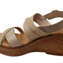 Lola Canales Brooke Womens Spanish Leather Wedge Sandals