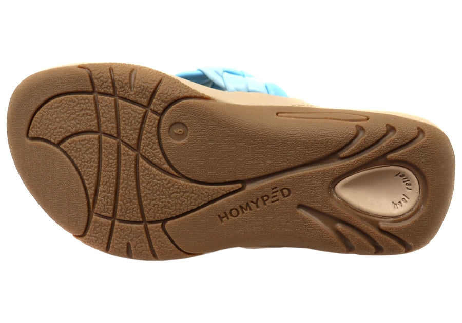 Homyped Udel Weave Womens Comfortable Thongs With Support
