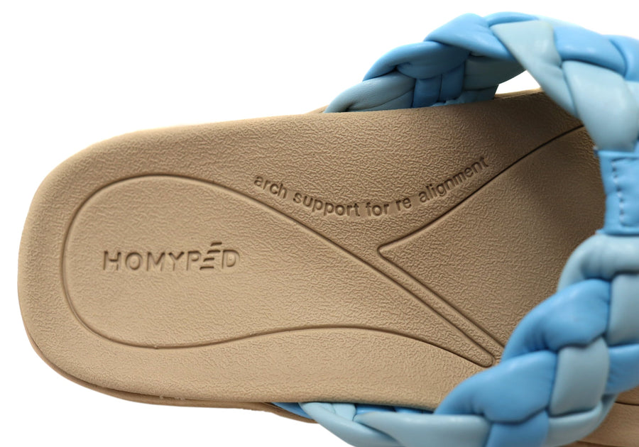 Homyped Udel Weave Womens Comfortable Thongs With Support