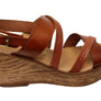 Lola Canales Brooke Womens Spanish Leather Wedge Sandals