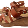 Lola Canales Brooke Womens Spanish Leather Wedge Sandals