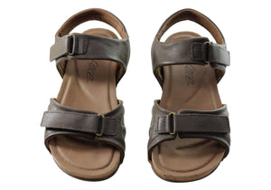 New Face Anchor Womens Comfortable Leather Sandals Made In Brazil