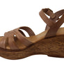 Lola Canales Moment Womens Spanish Leather Wedge Sandals