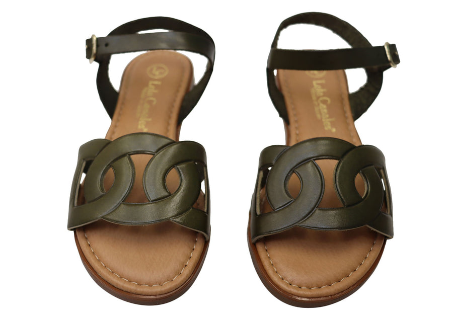 Lola Canales Corin Womens Comfortable Leather Sandals Made In Spain