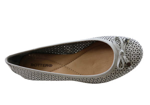 Bottero Paloma Womens Comfortable Leather Flats Made In Brazil