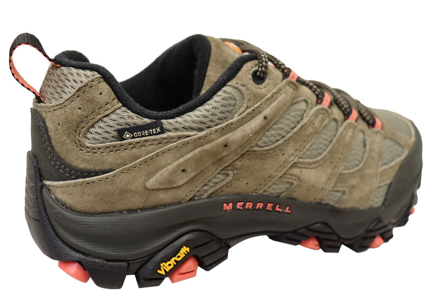 Merrell Womens Moab 3 Gore Tex Wide Fit Leather Hiking Shoes