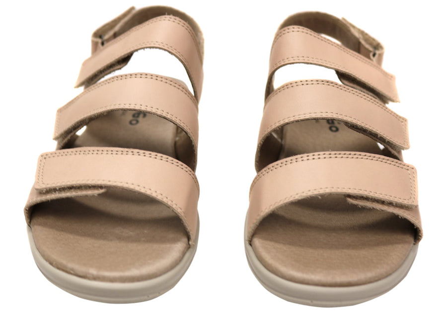 Flex & Go Renay Womens Comfortable Leather Sandals Made In Portugal