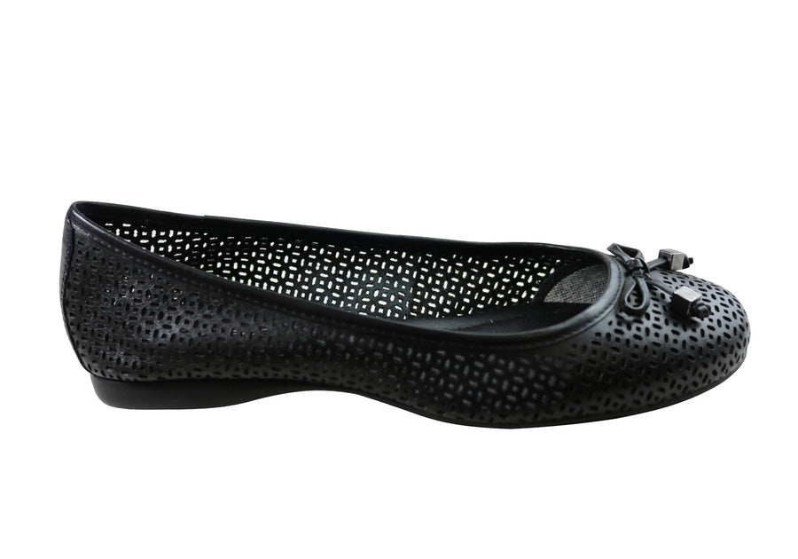 Bottero Paloma Womens Comfortable Leather Flats Made In Brazil