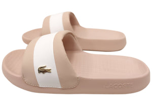 Lacoste Womens Comfortable Serve Slide Hybrid Slides Sandals