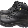 KingGee Black Mens Tradie Zip Lace Composite Safety Work Boots