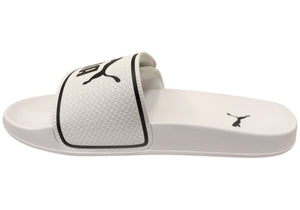 Puma white slippers best sale