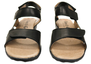 Flex & Go Carmella Womens Comfortable Leather Sandals Made In Portugal