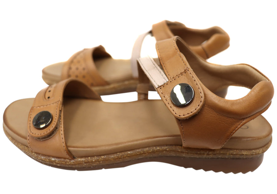 Orizonte Sorrento Womens Comfortable European Leather Sandals