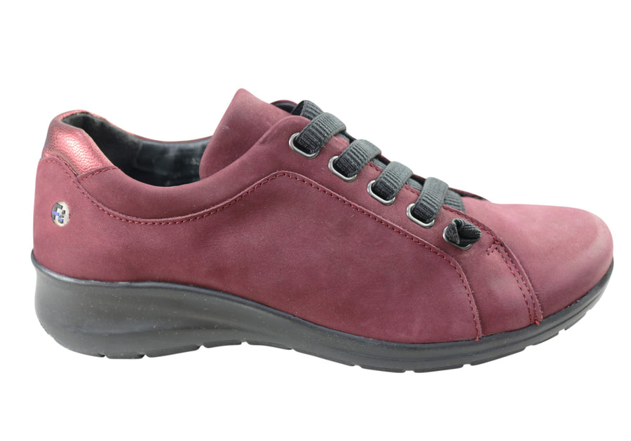 Flex & Go Evolve Womens Comfortable Leather Shoes Made In Portugal