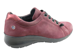 Flex & Go Evolve Womens Comfortable Leather Shoes Made In Portugal