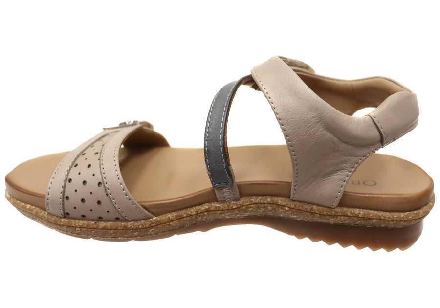 Orizonte Sorrento Womens Comfortable European Leather Sandals