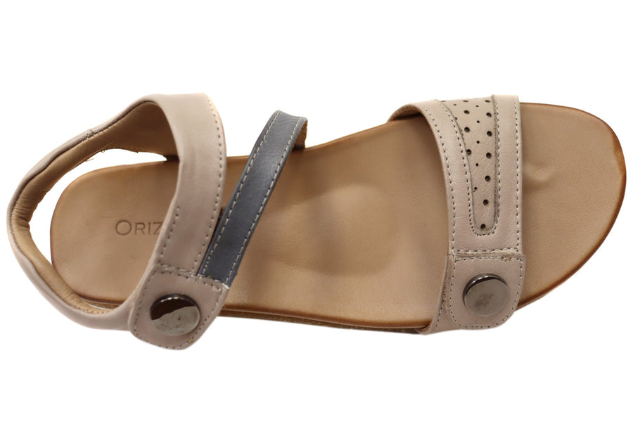 Orizonte Sorrento Womens Comfortable European Leather Sandals