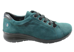 Flex & Go Evolve Womens Comfortable Leather Shoes Made In Portugal