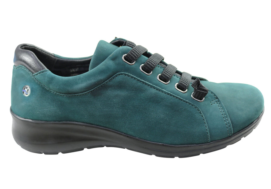 Flex & Go Evolve Womens Comfortable Leather Shoes Made In Portugal