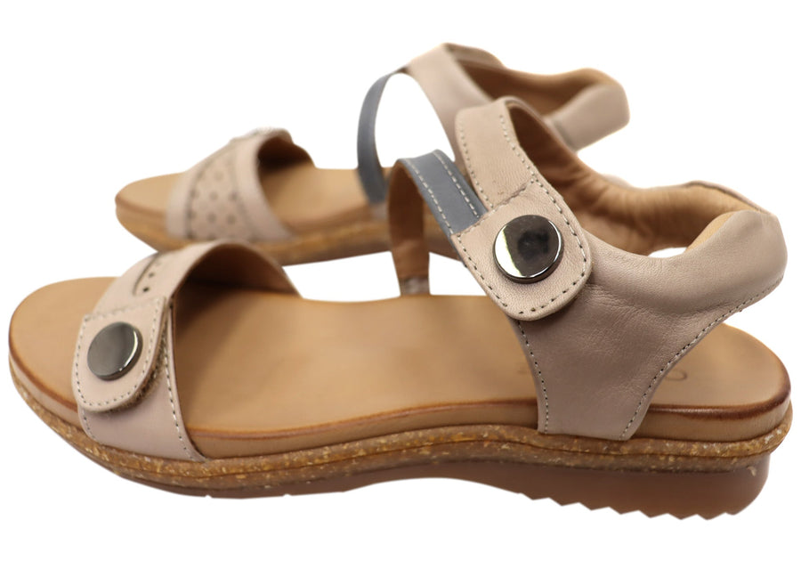 Orizonte Sorrento Womens Comfortable European Leather Sandals