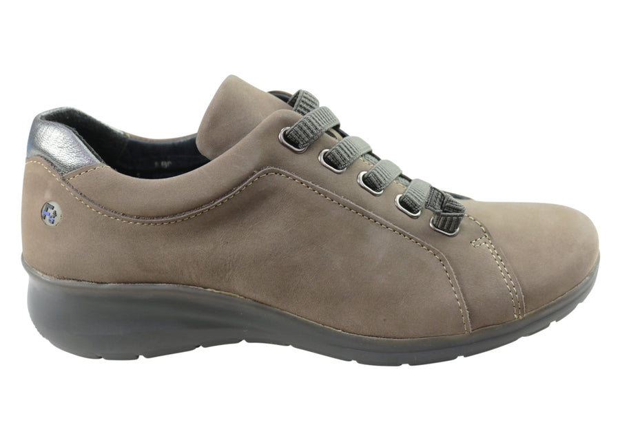 Flex & Go Evolve Womens Comfortable Leather Shoes Made In Portugal