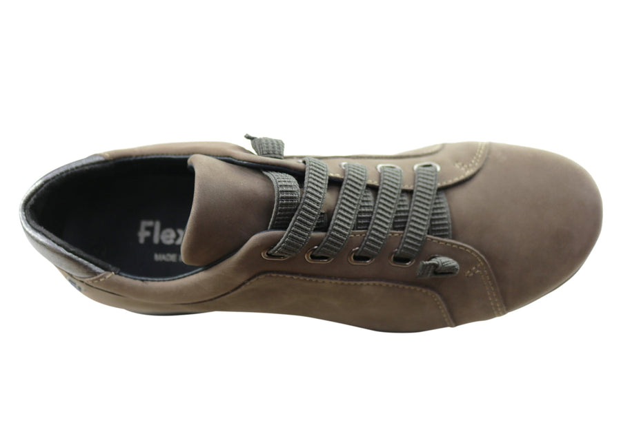 Flex & Go Evolve Womens Comfortable Leather Shoes Made In Portugal