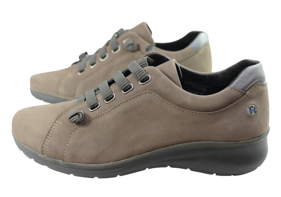 Flex & Go Evolve Womens Comfortable Leather Shoes Made In Portugal