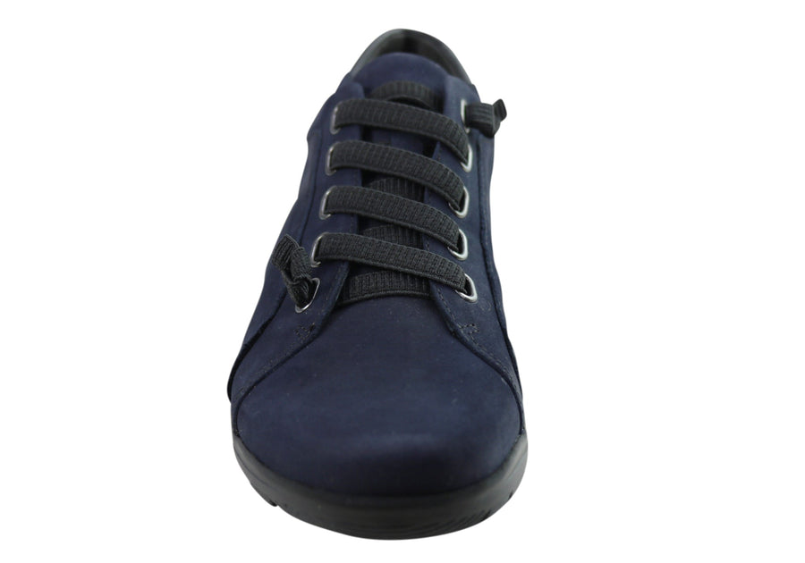 Flex & Go Evolve Womens Comfortable Leather Shoes Made In Portugal