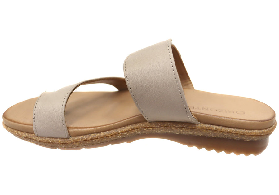 Orizonte Martha Womens Comfortable European Leather Thongs Sandals