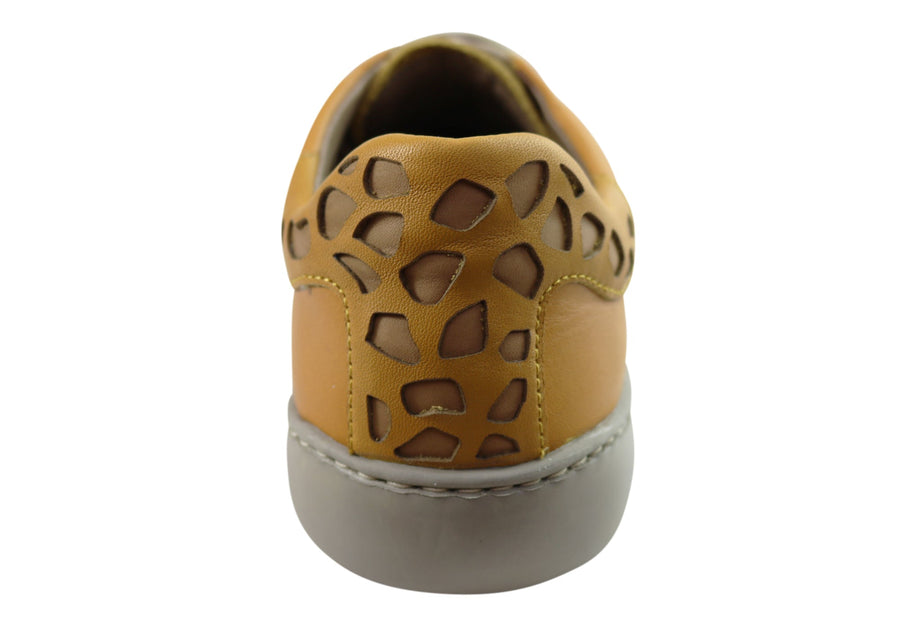 Flex & Go Abra Womens Comfort Leather Casual Shoes Made In Portugal